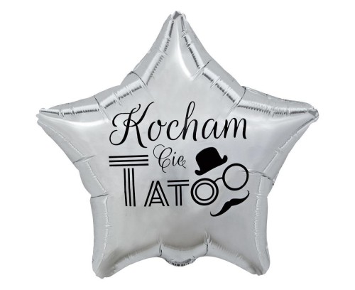 Balon foliowy Kocham Cię Tato 44cm