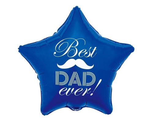 Balon foliowy Best Dad Ever 44cm