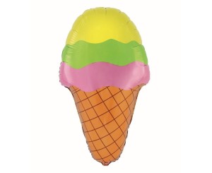 BALON FOLIOWY LODY KOLOROWE 34X59CM