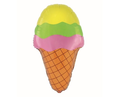 Balon foliowy Lody kolorowe 34x59cm