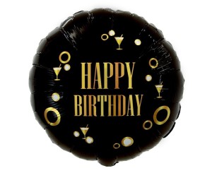 BALON FOLIOWY HAPPY BIRTHDAY 36CM