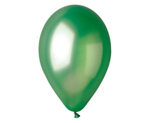 BALONY GEMAR METALIK ZIELONE 30CM 100SZT