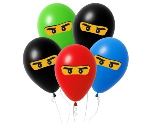 BALONY NINJA 30CM 5SZT