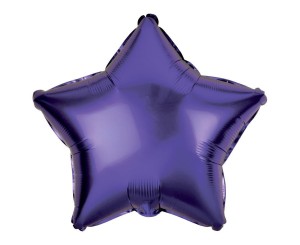 BALON FOLIOWY GWIAZDA FIOLETOWA 48CM