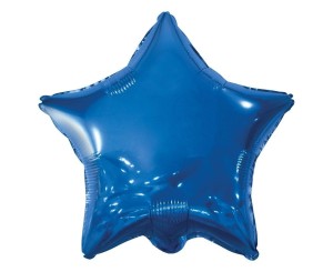 BALON FOLIOWY GWIAZDA GRANATOWA 48CM