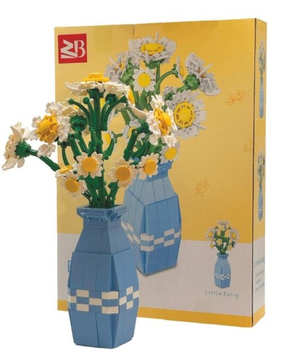 Klocki - Puzzle Stokrotki w doniczce, DaVinci
