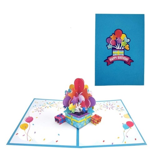 Karnet 12x18cm + koperta 3D Prezenty