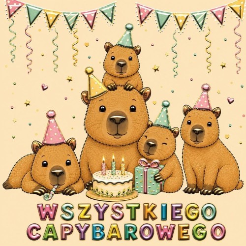 Karnet KW Cute kapibary