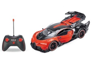 AUTO NA RADIO Z ŁADOWARKĄ CZERWONE, SMILY PLAY