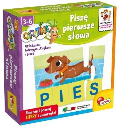 Carotina - Piszę pierwsze słowa, Lisciani