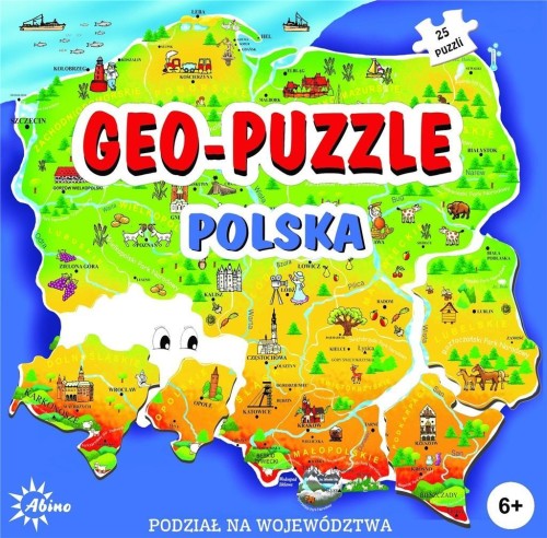Geo puzzle - Polska ABINO, ABINO