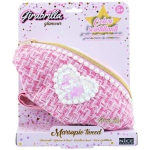 NERKA GIRABRILLA TWEED RÓŻOWA