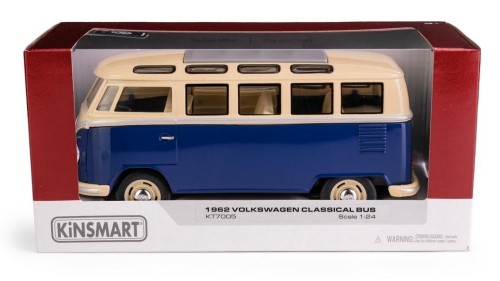 KT 7 VW Classical Bus Niebieski KT7005W, Kinsmart