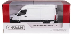 MERCEDES-BENZ SPRINTER WHITE, KINSMART