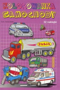 KOLOROWANKA SAMOCHODOWA 32 NAKLEJKI