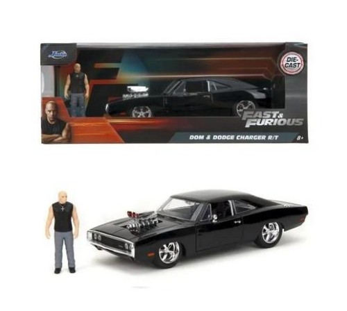 Jada F&F Dodge Charger 1970 1:24 + figurka