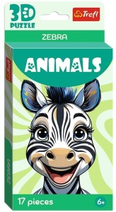 PUZZLE 3D ZEBRA TREFL, TREFL
