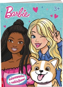 MATTEL BARBIE. KOLOROWANKA Z NAKLEJKAMI