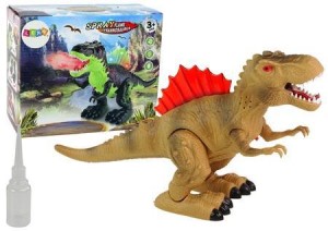 DINOZAUR ZIEJĄCY OGNIEM BRĄZOWY, LEANTOYS