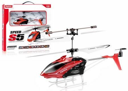 Helikopter R/C S5 czerwony, Leantoys