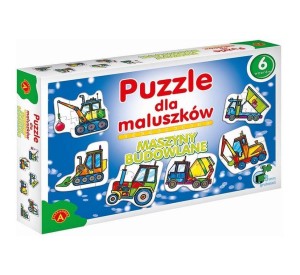 PUZZLE DLA MALUSZKÓW MASZYNY BUDOWLANE ALEX