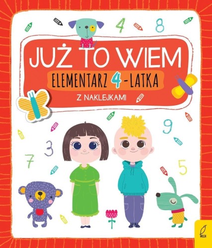 Już to wiem. Elementarz 4-latka z naklejkami