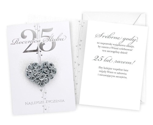 Karnet rocznica ślubu