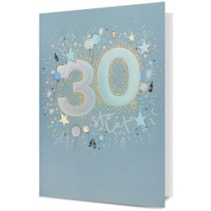 KARNET B6 URODZINY 30