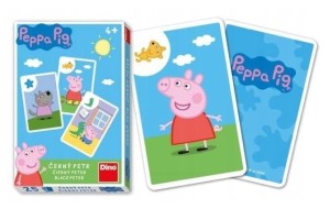 KARTY DO GRY DLA DZIECI CZARNY PIOTRUŚ PEPPA
