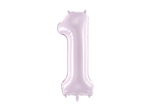 Balon foliowy cyfra 1 72cm fiolet