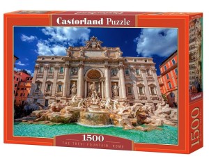 PUZZLE 1500 THE TREVI FOUNTAIN, ROME CASTOR