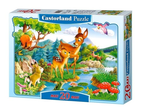 Puzzle 20 maxi - Bambi CASTOR, Castorland
