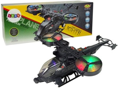 Helikopter wojskowy światło dźwięk, Leantoys