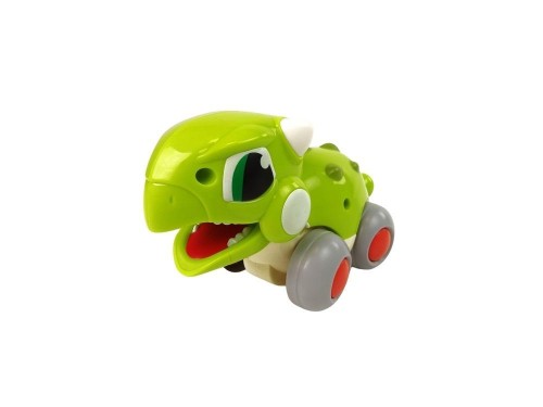 Dinozaur na kółkach zielony, Leantoys