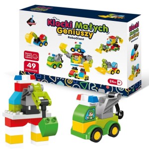 KLOCKI MAŁYCH GENIUSZY ROBOTY 49EL, ASKATO