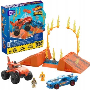 MEGA HOT WHEELS MONSTER TRUCKS TIGER SHARK HKF88