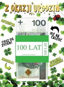 KARNET GRANDE MONEY URODZINY