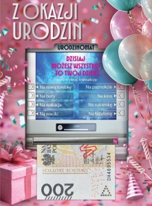 KARNET GRANDE MONEY URODZINY