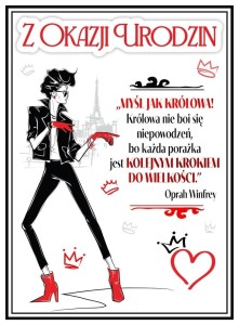 KARNET MOTTO URODZINY