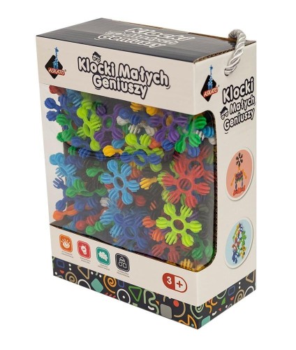 Klocki małych geniuszy - mini kulki 275el, Askato