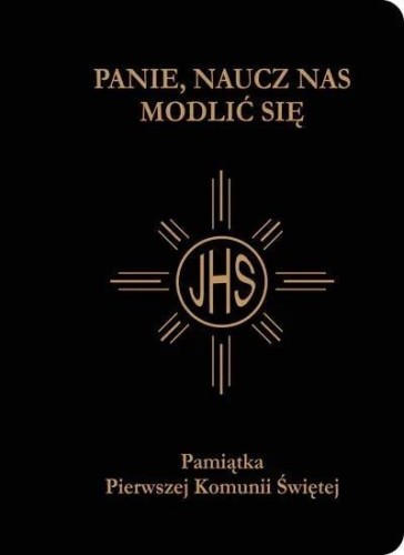 Pamiątka I Komunii Świętej - Modlitewnik czarny