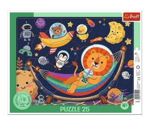 PUZZLE 25 RAMKOWE ŚWIAT PRZYJAŹNI TREFL, TREFL
