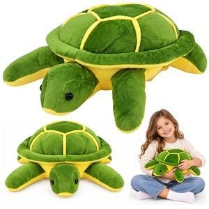 ŻÓŁW PLUSZOWY 33CM, LEANTOYS