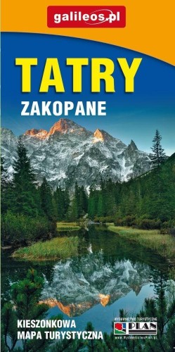 Mapa kieszonkowa laminowa - Tatry, Zakopane