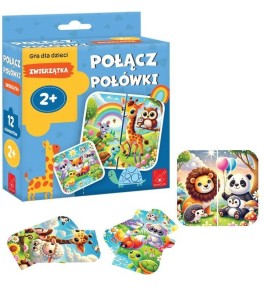 POŁĄCZ POŁÓWKI ZWIERZĄTKA, KANGUR
