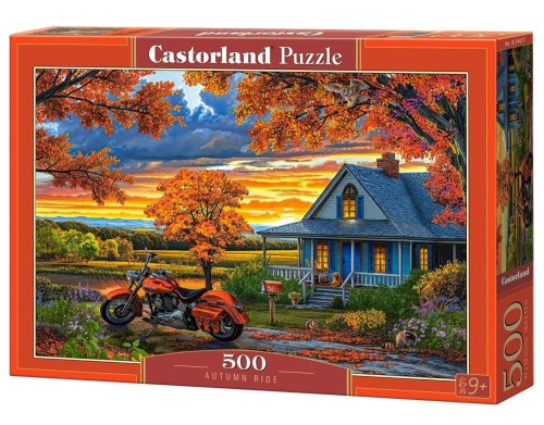 Puzzle 500 Autumn Ride CASTOR, Castorland