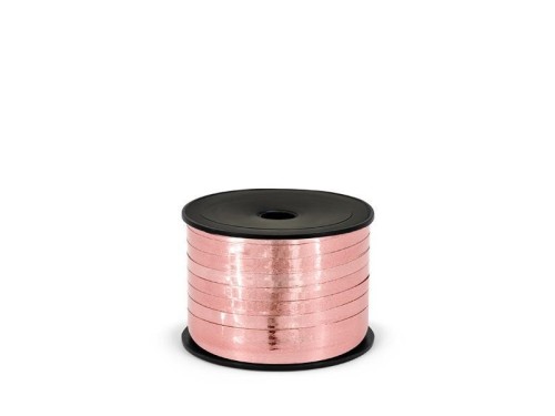 Wstążka plastikowa metalizowana złoto 5mm/90m