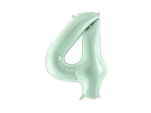 BALON FOLIOWY CYFRA 4 72CM ZIELEŃ