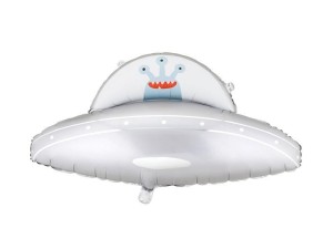 BALON FOLIOWY UFO SREBRNY 79X55CM