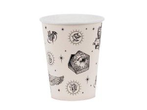 KUBECZKI HARRY POTTER BEŻOWE 250ML 6SZT